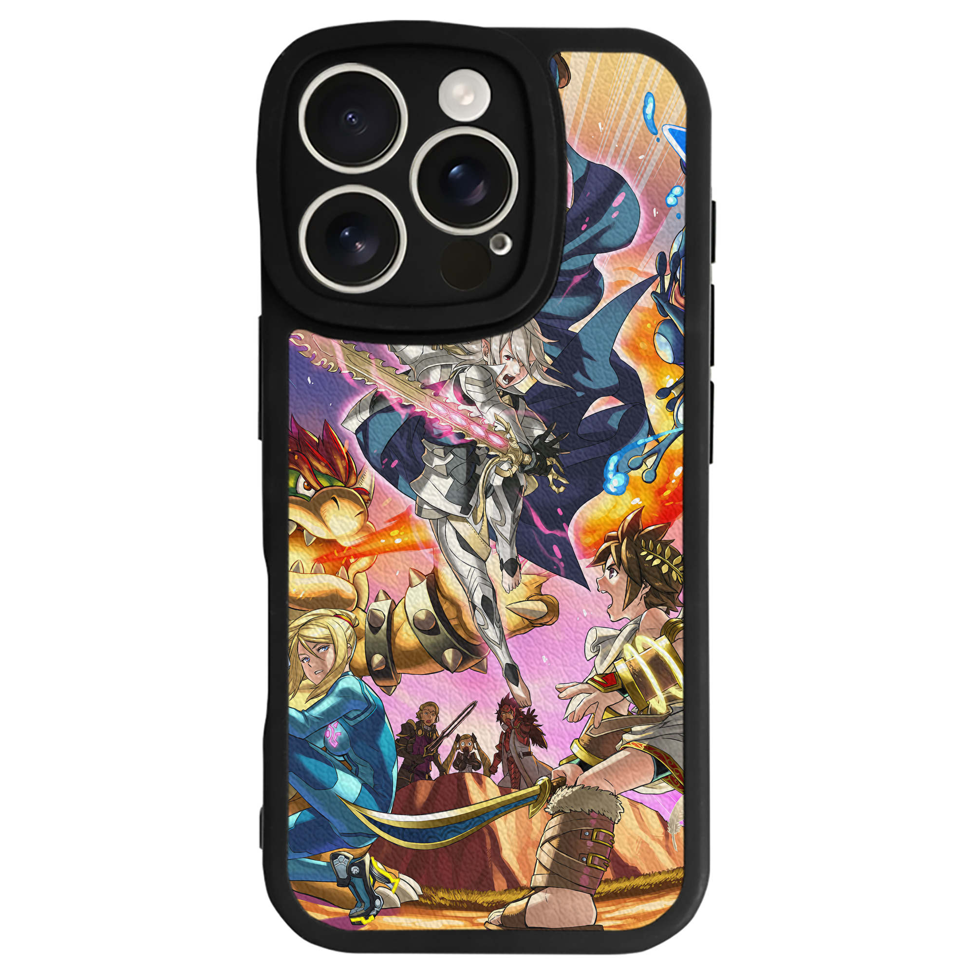 （画像用） ポケットモンスター Pokémon 【iPhone 16シリーズ対応】シリコンスマホケース（レザー調） 材質：シリコン